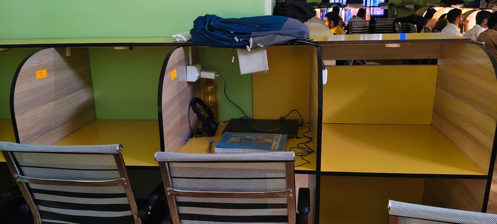 Individual study desks